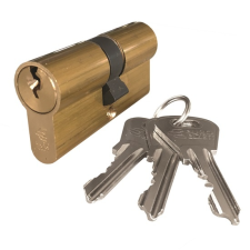 Elzett zárbetét  XT 27/27mm 3 kulcs réz fogó