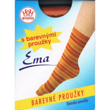 EMA csíkos bokafix, 60 DEN, m:36-41, 1 pár harisnya, combfix
