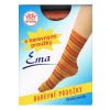  - EMA csíkos bokafix, 60 DEN, m:36-41, 1 pár suntan
