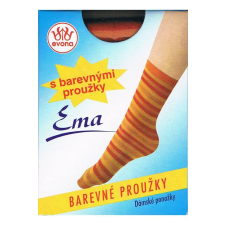 - EMA csíkos bokafix, 60 DEN, m:36-41, 1 pár suntan női zokni