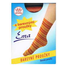 - EMA csíkos bokafix, 60 DEN, m:36-41, 1 pár zöld női zokni