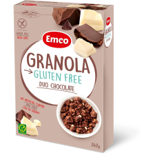 Emco gluténmentes müzli kétféle csokoládéval 340 g reform élelmiszer