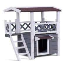  Emeletes kutyaház/cicaház szállítóbox, fekhely kutyáknak