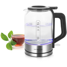 Emerio Wasserkocher, 1.5L, Glas, Smart Deckel (WK-122574) vízforraló és teáskanna