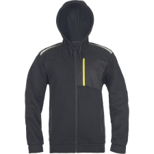  EMERTON STR kapucnis kardigán sárga 2XL munkaruha