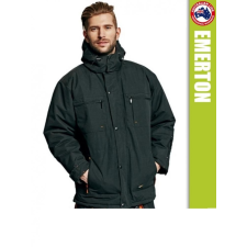  EMERTON téli kabát fekete/narancs M munkaruha