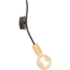 Emibig modern fali lámpa bolt fekete emi1125/k1
