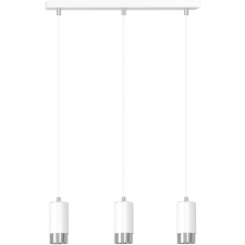 Emibig modern függeszték fumiko fehér króm emi814/3 világítás