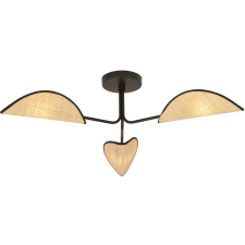 Emibig modern mennyezeti lámpa gomez barna fekete emi1172/3 világítás