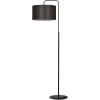 Emibig modern skandináv állólámpa trapo fekete wenge emi570/5