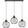 Emibig modern skandináv függeszték barbado fekete emi754/3