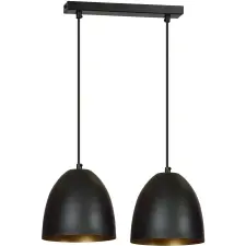 Emibig modern skandináv függeszték lenox fekete emi410/2 világítás