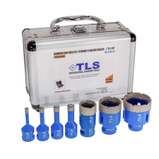 EMIKOO TLS lyukfúró készlet 6-8-10-12-25-35-45 mm - alumínium koffer fúrószár