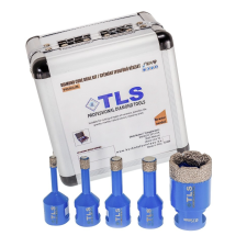 EMIKOO TLS lyukfúró készlet 6-8-10-12-27 mm - alumínium koffer fúrószár