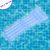 Emili Felfújható gumimatrac csillámokkal, kék / 178 x 70 cm