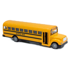 Emili Lendkerekes, sárga iskolabusz, 21 cm autópálya és játékautó