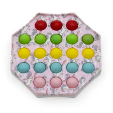 Emili Mintás nyolcszög alakú Pop It stresszoldó játék / buborékpukkantó szilikon / fejlesztő társasjáték társasjáték