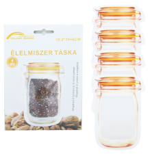 Emili Simítózáras élelmiszer tasak - 4 db / 10,2 x 15 x 6 cm konyhai eszköz