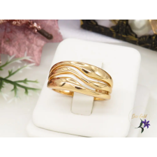  Emilia Gold Filled kő nélküli gyűrű-18K gyűrű