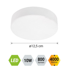 Emithor Canto fehér LED mennyezeti lámpa (EMI-63211) LED 1 izzós IP20 világítás