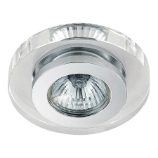 Emithor Elegant króm-átlátszó beépíthető lámpa (EMI-71005) GU10 1 izzós IP20 világítás