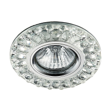 Emithor Elegant króm-átlátszó beépíthető lámpa (EMI-71093) GU10 1 izzós IP20 világítás