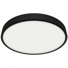  Emithor Lenys kerek mennyezeti LED lámpa, 28 cm, fekete világítás