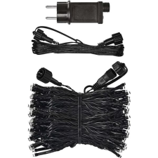 Emos Alapkészlet kapcsolódó fényfüzérekhez, Standard, 10 m, kültéri, meleg fehér, időzítő karácsonyfa izzósor