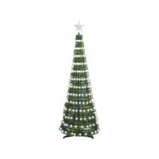 Emos beltéri, LED karácsonyfa fényfüzérrel és csillaggal, 1,8 méter, 314Led, távirányító, RGB (D5Aa03) () karácsonyi dekoráció