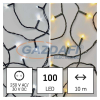 Emos D4AL05 LED karácsonyi fényfüzér 2 az 1-ben, 10 m, kültéri és beltéri, meleg/hideg fehér, progr., 3,6 W, 230 V AC, IP44