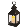 Emos DCLV02 LED dekoráció – lámpa, antik, fekete, villogó, 3x AAA, beltéri, vintage, időzítő, 0,06 W, elem (3× AAA), IP20