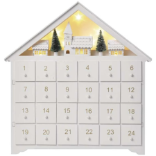 Emos DCWW02 LED adventi naptár fa 35x33 cm 2x AA beltéri meleg fehér időzítő karácsonyi dekoráció
