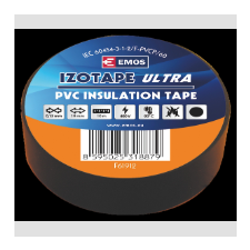 Emos F61912 fekete szigetelõ szalag 19/10 villanyszerelés