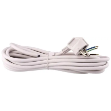 Emos Flexo kábel PVC 3 × 1,5mm2, 5m, fehér kábel és adapter