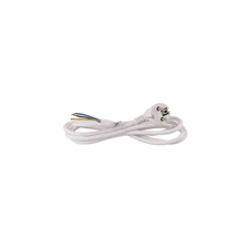 Emos Hálózati csatlakozó, dugvillás kábel (3x0.75 mm2) 2 méter, fehér, PVC villanyszerelés