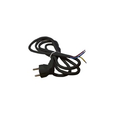 Emos Hálózati csatlakozó, dugvillás kábel (3x1.5 mm2) 3 méter, fekete, PVC villanyszerelés