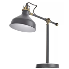 Emos HARRY asztali lámpa E27 izzóhoz, sötétszürke világítás