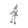 Emos Karácsonyi beltéri ülő textil hóember, 31 cm, 3xAA, meleg fehér, 6 LED (DCFW02)