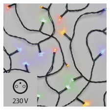 Emos karácsonyi Fényfüzér classic 5 m 100 Led IP20 színes karácsonyfa izzósor