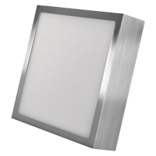 Emos Led felületi lámpatest négyzet ezüst CCT 12,5W világítás