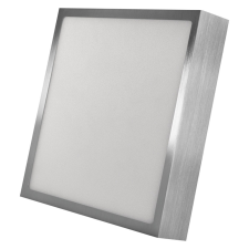 Emos Led felületi lámpatest négyzet ezüst CCT 21W világítás
