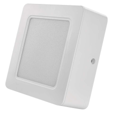 Emos LED felületi lámpatest RUBIC, négyzet, fehér, 9W, természetes fehér világítás