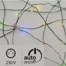 Emos Led fényfüzér , beltéri/kültéri , nano LED , 7.5 m , RGB , zöld , időzíthető , IP44 , 2021 karácsonyfa izzósor