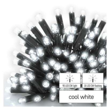 Emos Lighting Profi LED sorolható füzér, villogó, 10 m, kültéri és beltéri, hideg fehér karácsonyfa izzósor