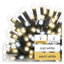 Emos Lighting Profi LED sorolható füzér, villogó, 10 m, kültéri, meleg/hideg fehér karácsonyfa izzósor