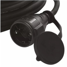 Emos P01825R 25 méter 3x2,5mm2 gumikábeles IP44 kültéri hosszabbító kábel és adapter