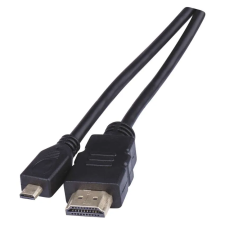 Emos SB1201 micro HDMI apa - HDMI apa Kábel 1.5m - Fekete kábel és adapter