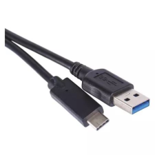 Emos SM7021BL USB-A - USB-C töltő- és adatkábel 1m fekete (SM7021BL) kábel és adapter