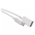 Emos SM7054 USB-A anya - USB-C apa 3.0 OTG kábel - Fehér (0.15m) (SM7054)