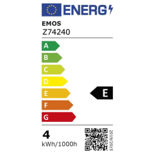 Emos Z74240 FILAMENT 4W E27 meleg fehér kisgömb LED izzó izzó
